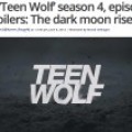 5 Spoilers Saison 4 �pisode 1: The dark moon rises